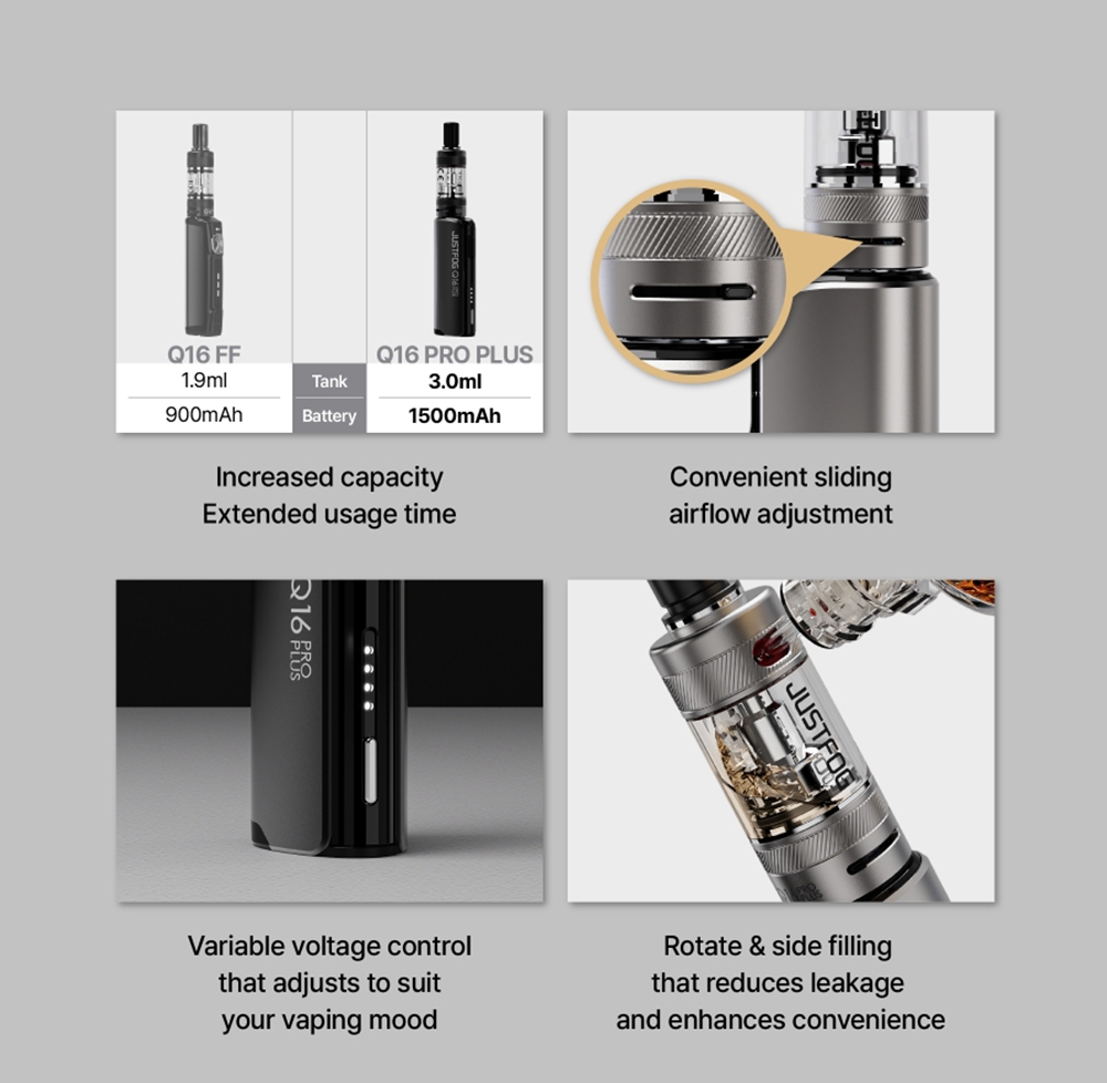 Justfog Q16 Pro Plus Tank 6