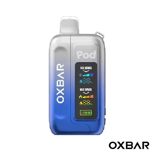 Clear Cobalt Blue – Oxbar Ice-Nic Control 35K Disposable