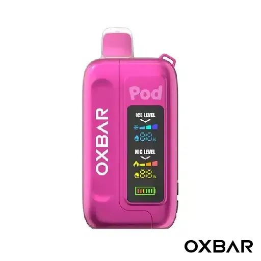 Pink Strawberry Burst – Oxbar Ice-Nic Control 35K Disposable